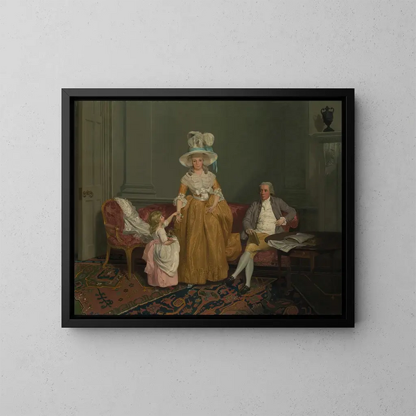 La famille Saithwaite - Francis Wheatley — ingelijst kunstwerk aan de muur