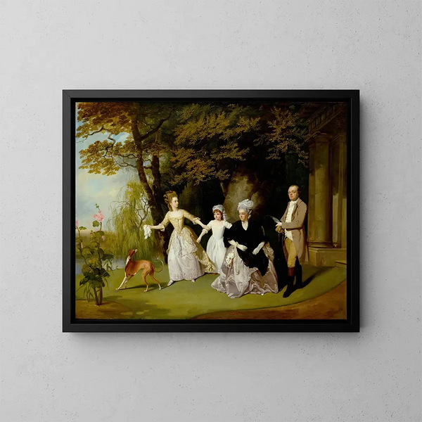 La famille Wilkinson - Francis Wheatley — ingelijst kunstwerk aan de muur