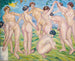 van vrouwen die in een cirkel dansen - Francisco Iturrino — weergave van het kunstwerk