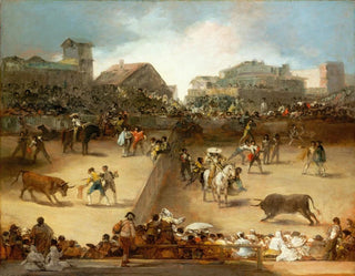 Francisco de Goya - Bullfight in a Divided Ring.webp