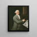 L'architecte Ventura Rodríguez - Francisco de Goya — ingelijst kunstwerk aan de muur