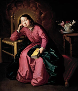 Francisco de Zurbarn - The Child Virgin Asleep.webp