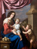 van het Madonna en Kind met Sint-Jan - Francisco de Zurbarán — weergave van het kunstwerk