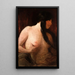 Tresses noires - Franciszek Żmurko — ingelijst kunstwerk aan de muur