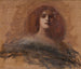 Vrouw met rood haar - Franciszek Żmurko — weergave van het kunstwerk