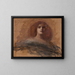 Vrouw met rood haar - Franciszek Żmurko — ingelijst kunstwerk aan de muur
