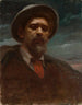 Zelfportret - Franciszek Żmurko — weergave van het kunstwerk
