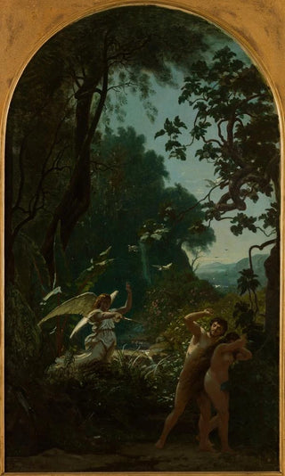FrancoisLouis Franais - Adam et Eve chasss du paradis.webp