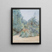 Garden Corner, Villa Frémy – François-Louis Français — framed art print on a wall