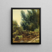 The fishing part - François-Louis Français — framed artwork on a wall