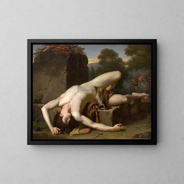 De Dood van Abel - François-Xavier Fabre — ingelijst kunstwerk aan de muur