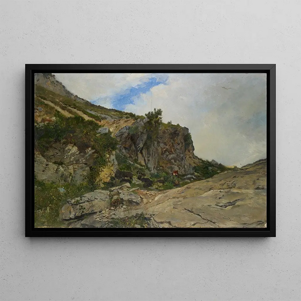 Frank Buchser - Flock in the Alps.webp
