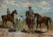 Paarden en ruiters - Frank Buchser — weergave van het kunstwerk