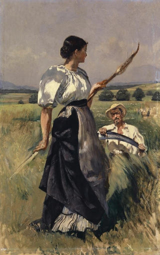 Frank Buchser - Mower and Harvester.webp