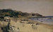 op het strand in Tanger - Frank Buchser — weergave van het kunstwerk