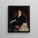 Portret van de Amerikaanse staatssecretaris William H. Seward - Frank Buchser — ingelijst kunstwerk aan de muur