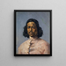 Portret van een mulat - Frank Buchser — ingelijst kunstwerk aan de muur