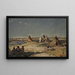 Kampement van tenten van de Indianen in Laramie - Frank Buchser — ingelijst kunstwerk aan de muur