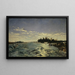 De snelle rivier Saint Marys - Frank Buchser — ingelijst kunstwerk aan de muur