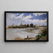 Uitzicht op Sevilla over de Guadalquivir - Frank Buchser — ingelijst kunstwerk aan de muur