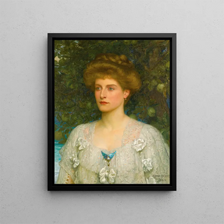 Frank Dicksee - Portrait Of Susannah Pearson.webp