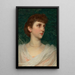 Portret van Maude Moore - Frank Dicksee — ingelijst kunstwerk aan de muur