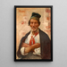 Fisherman of Chioggia - Frank Duveneck — framed artwork on a wall