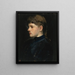 Portret van een dame - Frank Duveneck — ingelijst kunstwerk aan de muur