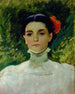 Portret van Maggie Wilson - Frank Duveneck — weergave van het kunstwerk