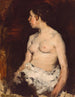 Nu zittend - Frank Duveneck — weergave van het kunstwerk