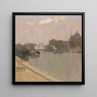 Frank Edwin Scott - The Seine at Paris LInstitute.webp