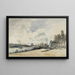 De oevers van de Seine en de Sully-brug - Frank Myers Boggs — ingelijst kunstwerk aan de muur