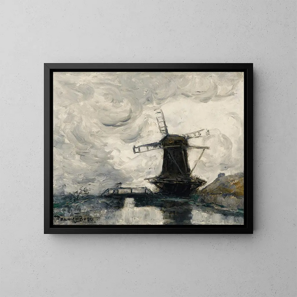 De Molen - Frank Myers Boggs — ingelijst kunstwerk aan de muur