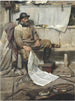 De visser - Frank Richards — weergave van het kunstwerk