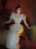 Licht van het vuur - Frank Weston Benson — weergave van het kunstwerk