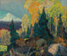 Herfstheuvel - Franklin Carmichael — weergave van het kunstwerk