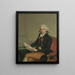 Portrait of a Man - François-André Vincent — framed artwork on a wall