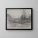 Approcher Morestal - François-Auguste Ravier — framed artwork on a wall