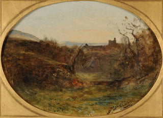 Champfond in Crémieu - François-Auguste Ravier — weergave van het kunstwerk