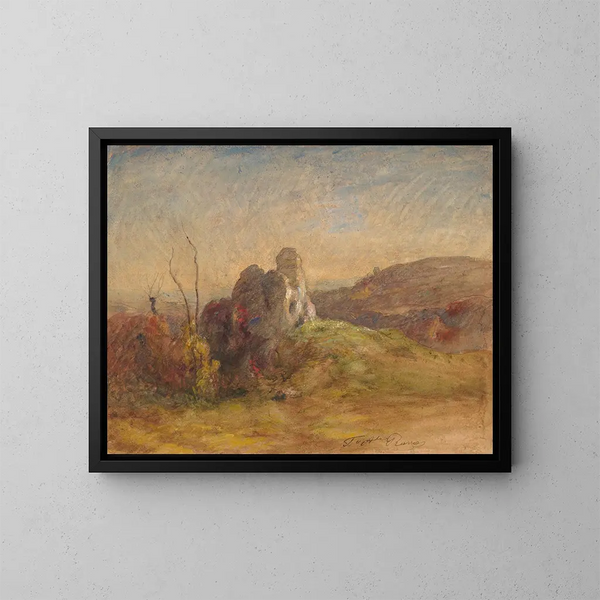 Landschap - François-Auguste Ravier — ingelijst kunstwerk aan de muur