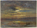 Zonsondergang boven een vijver - François-Auguste Ravier — weergave van het kunstwerk