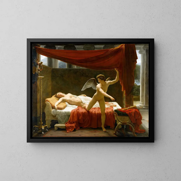 Cupido en Psyché - François-Édouard Picot — ingelijst kunstwerk aan de muur