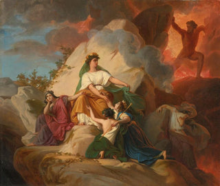 FranoisEdouard Picot - Cybele Opposing Vesuvius To Protect The Cities Of Stabia Herculaneum Pompeii And Resina.webp