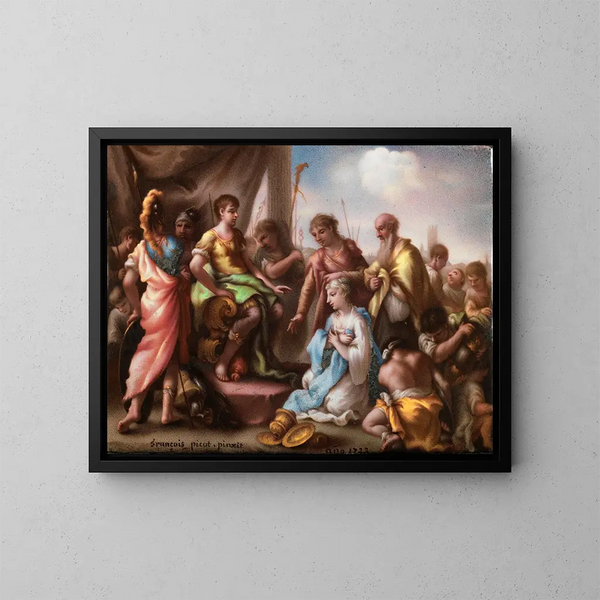 Plaque - François-Édouard Picot — ingelijst kunstwerk aan de muur