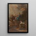 La Vierge plaçant Sainte Thérèse d'Avila onder de bescherming van Sint-Jozef - François-Guillaume Ménageot — ingelijst kunstwerk aan de muur