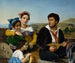 Een muziekband - François-Joseph Navez — weergave van het kunstwerk