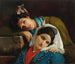 Twee Italianen - François-Joseph Navez — weergave van het kunstwerk