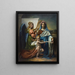 Sint Cecilia van Rome - François-Joseph Navez — ingelijst kunstwerk aan de muur
