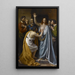 L'incredulité de Saint Thomas - François-Joseph Navez — ingelijst kunstwerk aan de muur
