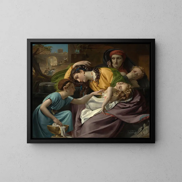 Het Massacre der Onschuldigen - François-Joseph Navez — ingelijst kunstwerk aan de muur